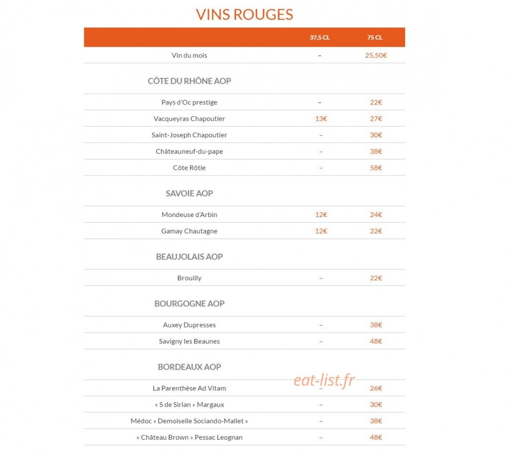 Chez Flo — carte page 9