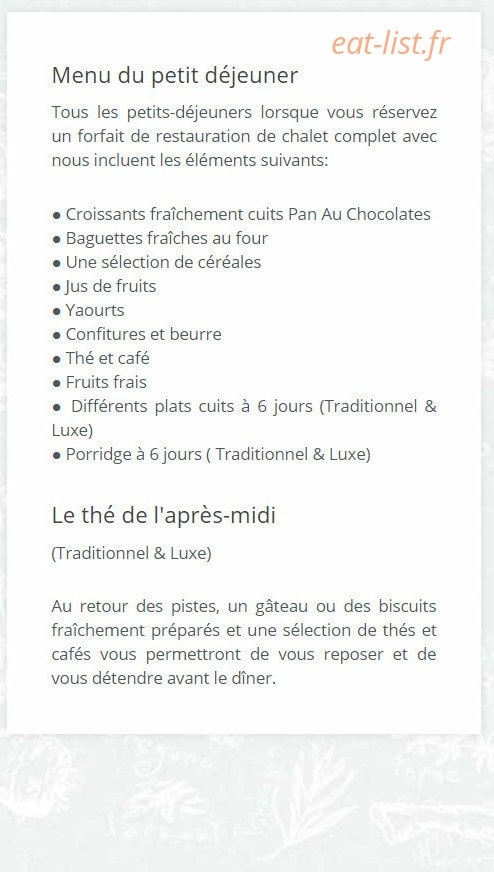 Chez Toi — carte page 3