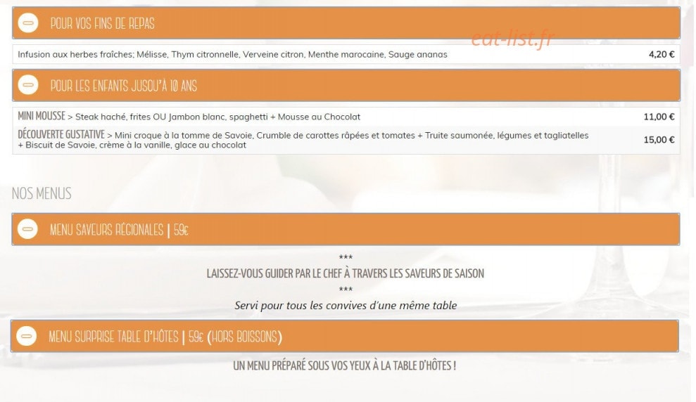La Chamade — carte page 3