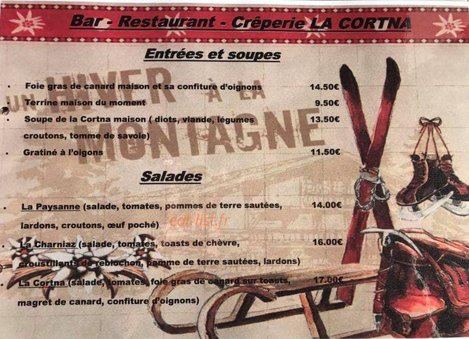 La Cortna — carte page 2