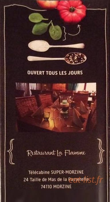 La flamme — carte page 6