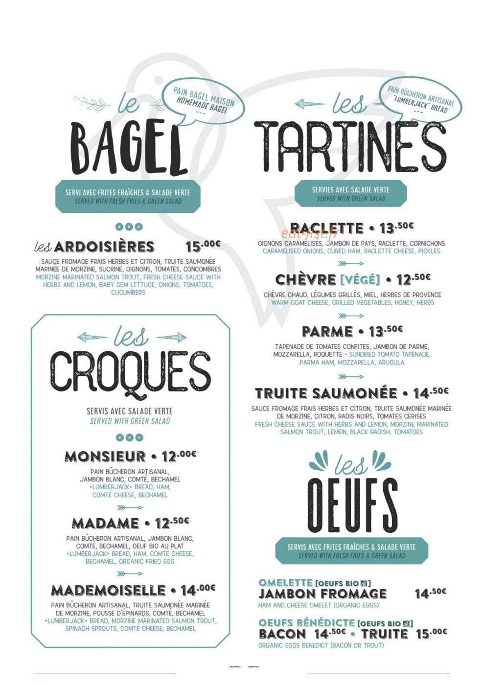 Le Colibri — carte page 4