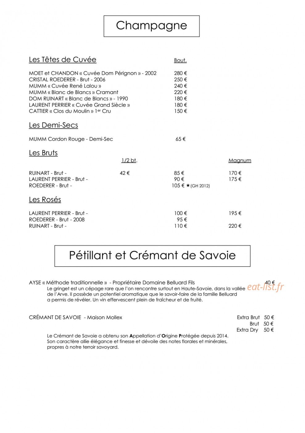 Le Dahu — carte page 16