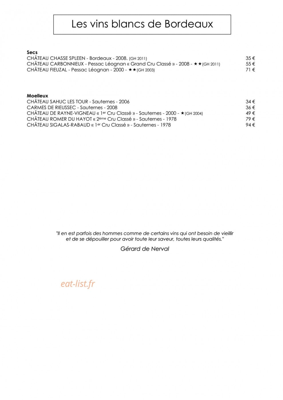 Le Dahu — carte page 11