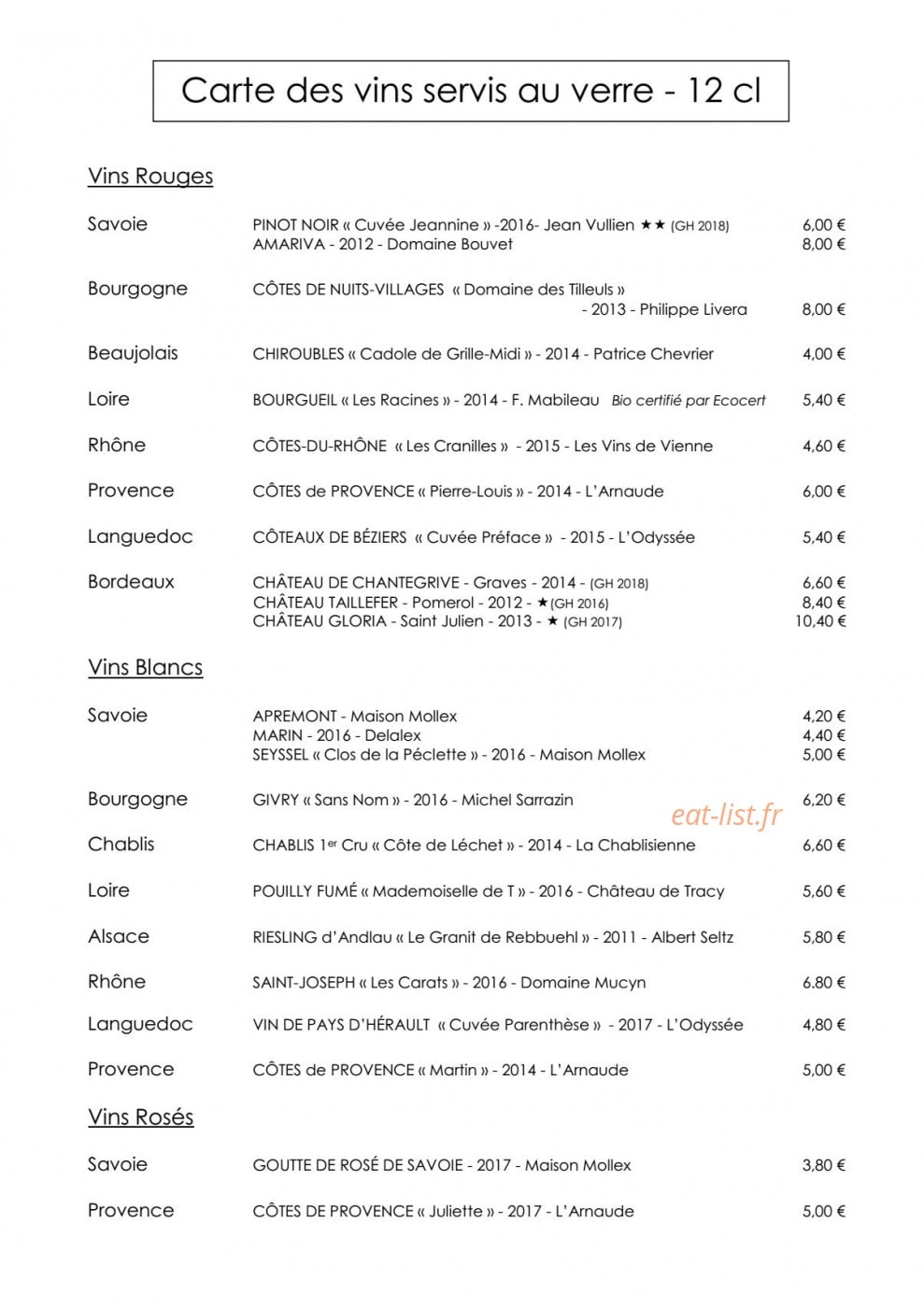 Le Dahu — carte page 7