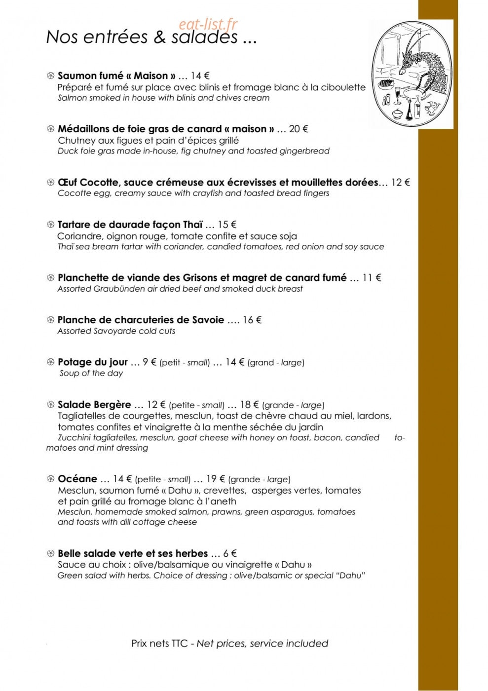 Le Dahu — carte page 2