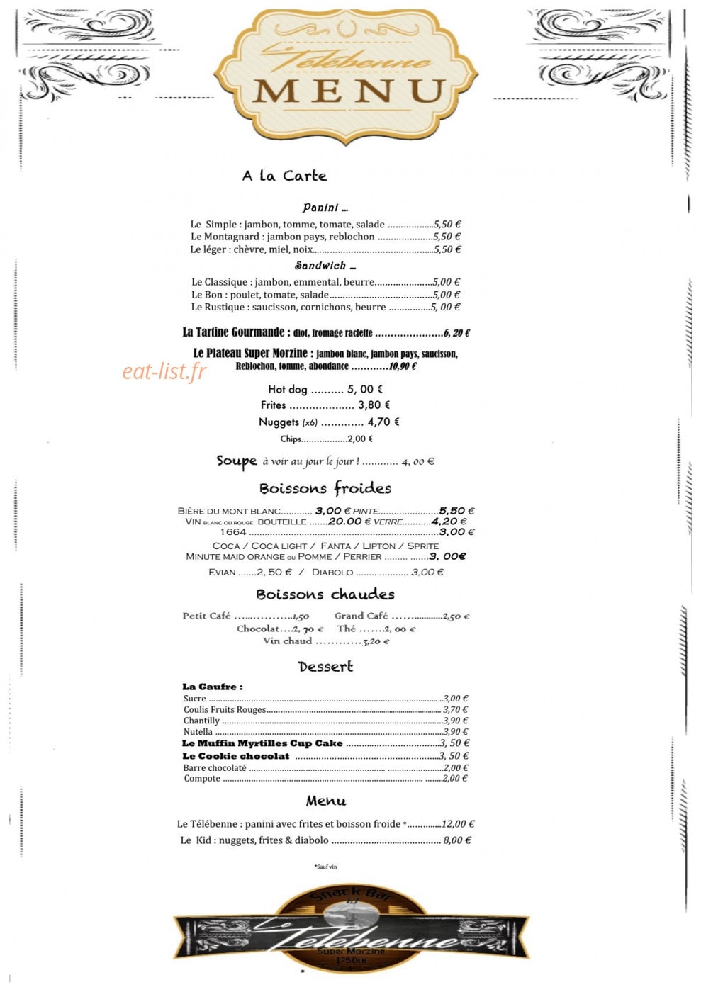 Le Télébenne — carte page 1