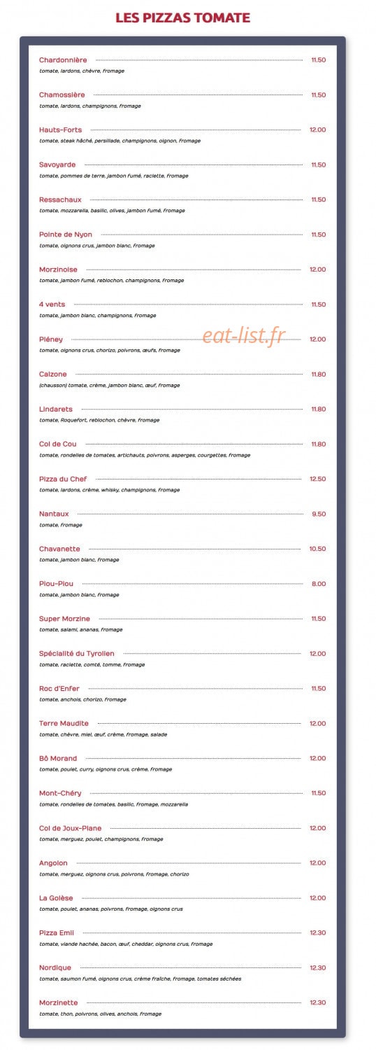Le Tyrolien — carte page 1