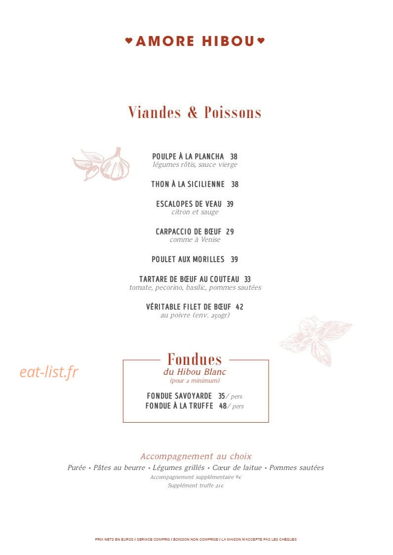 Amore Hibou — carte page 6
