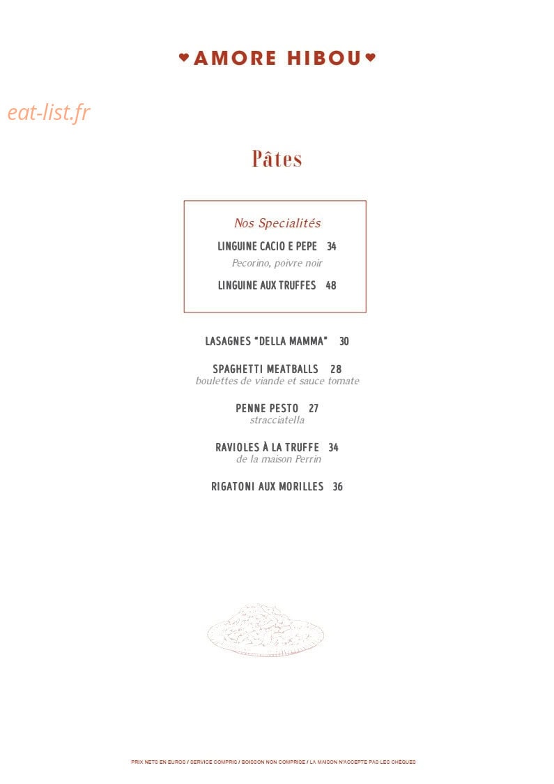 Amore Hibou — carte page 5