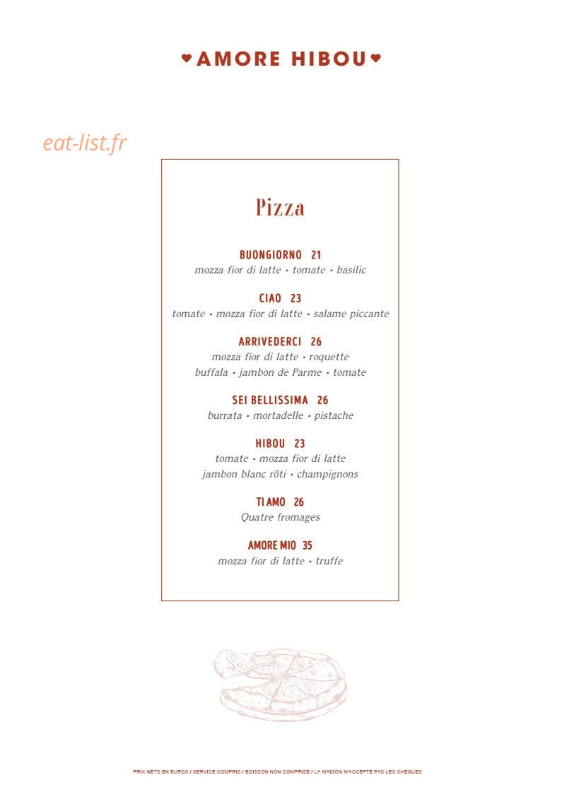 Amore Hibou — carte page 4