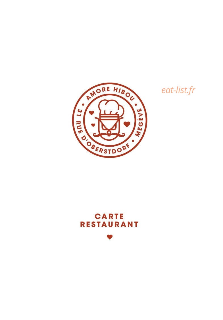 Amore Hibou — carte page 1