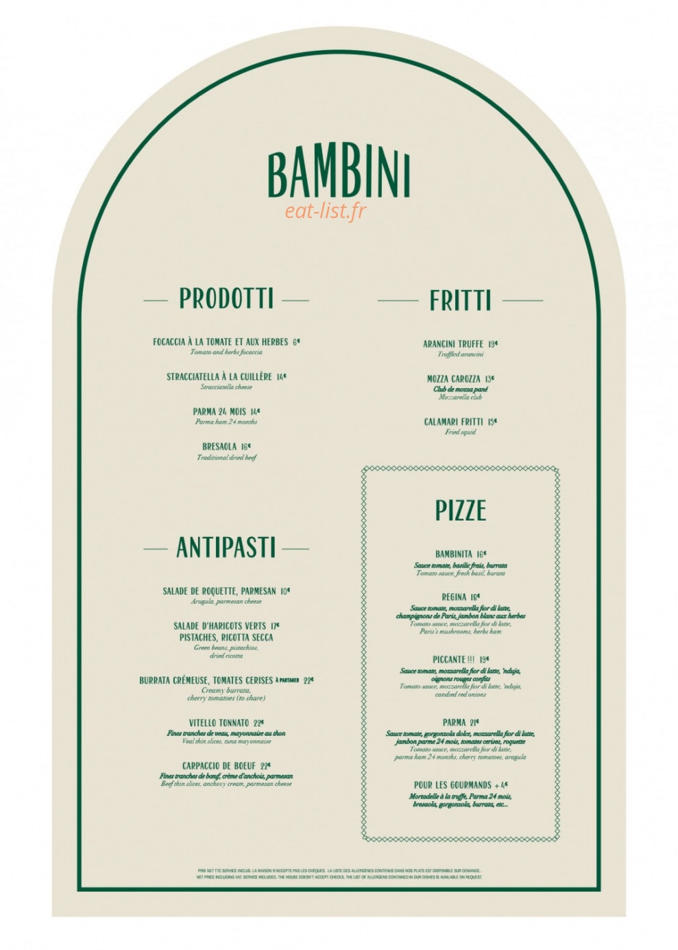 Bambini — carte page 1
