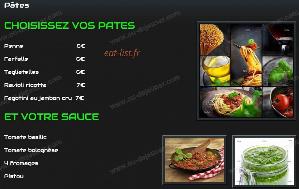 Du Sel au Sucre — carte page 4