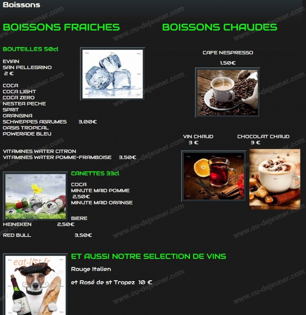 Du Sel au Sucre — carte page 10