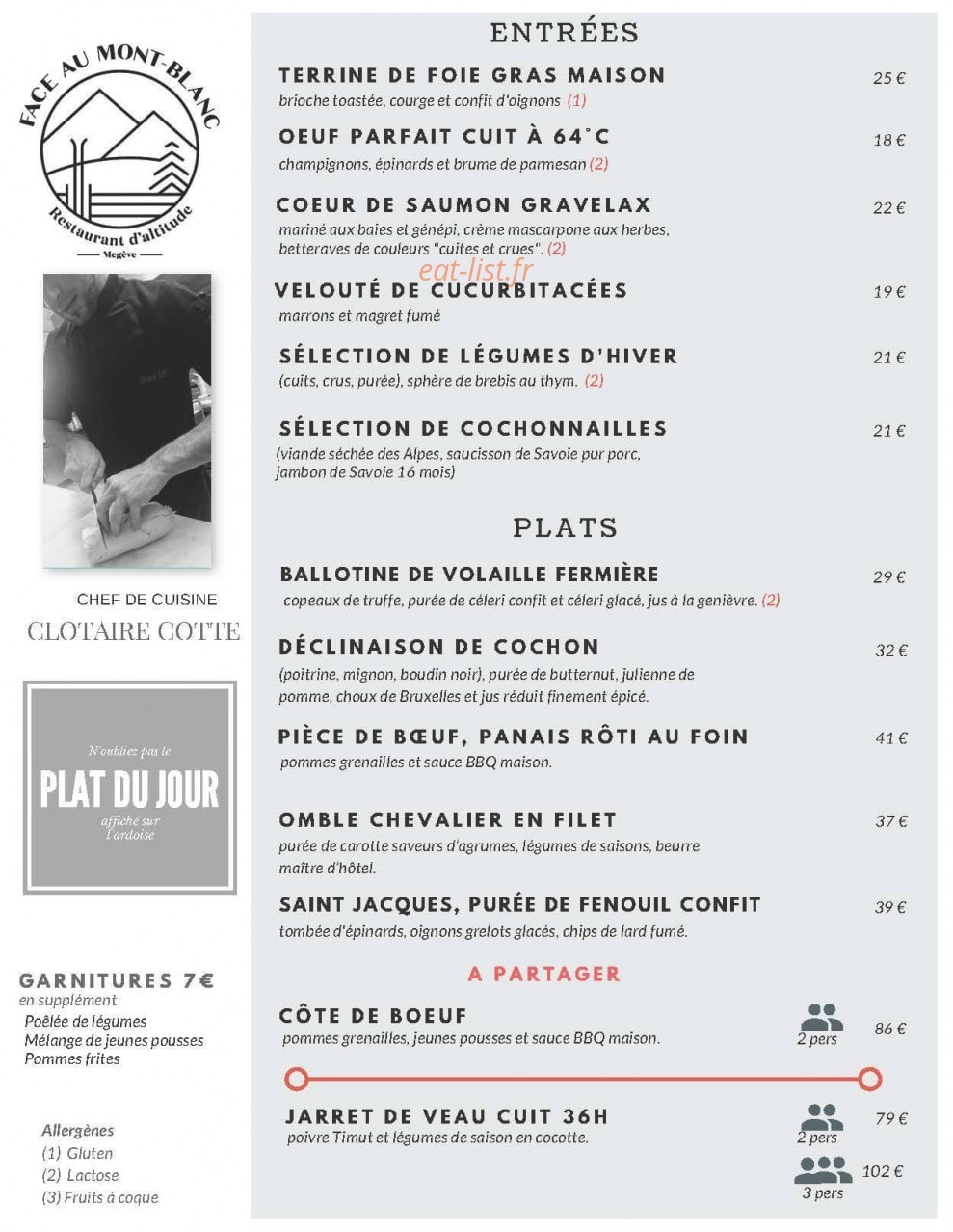 Face Au Mont Blanc — carte page 1