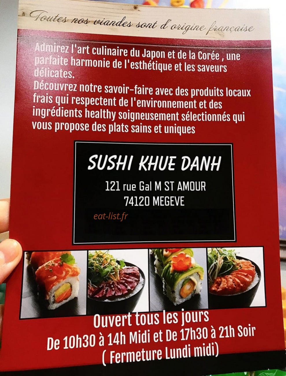 Khue Danh — carte page 1