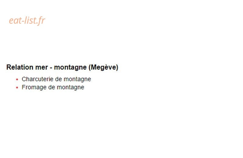 Carte et menu de La Jane à Megeve — Information sur les menus