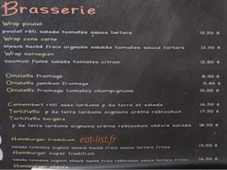 La Petite Crêperie — carte page 6