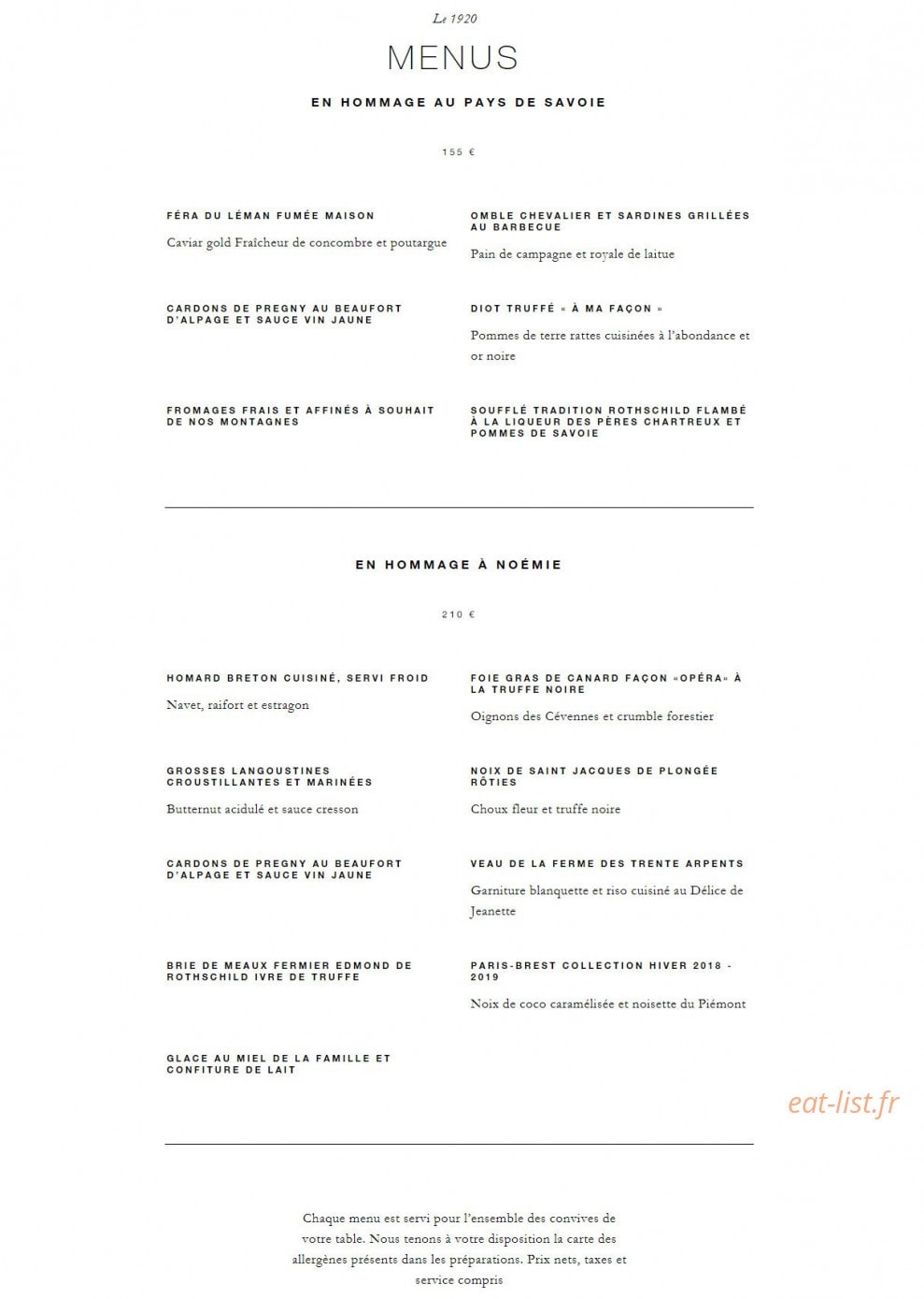 Le 1920 — carte page 1