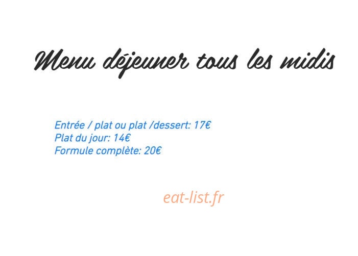 Le Comptoir d'Alice — carte page 4