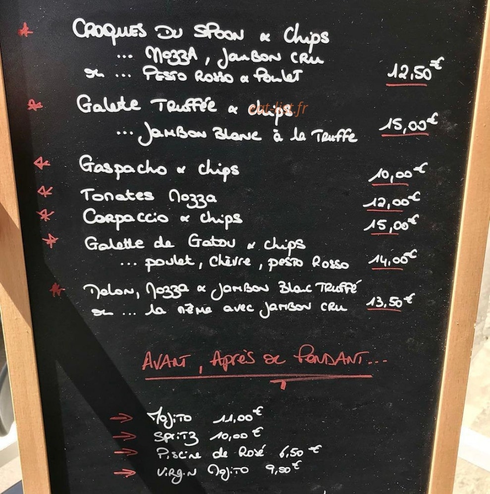 Le Poom'S — carte page 1