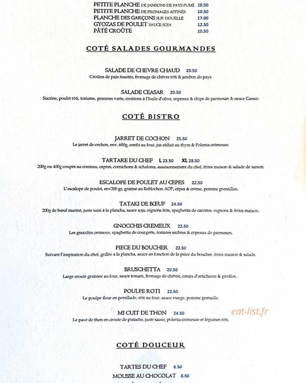 O’3 Garçons — carte page 1