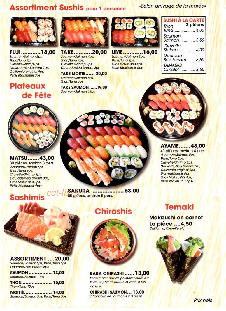 Satsuki — carte page 2