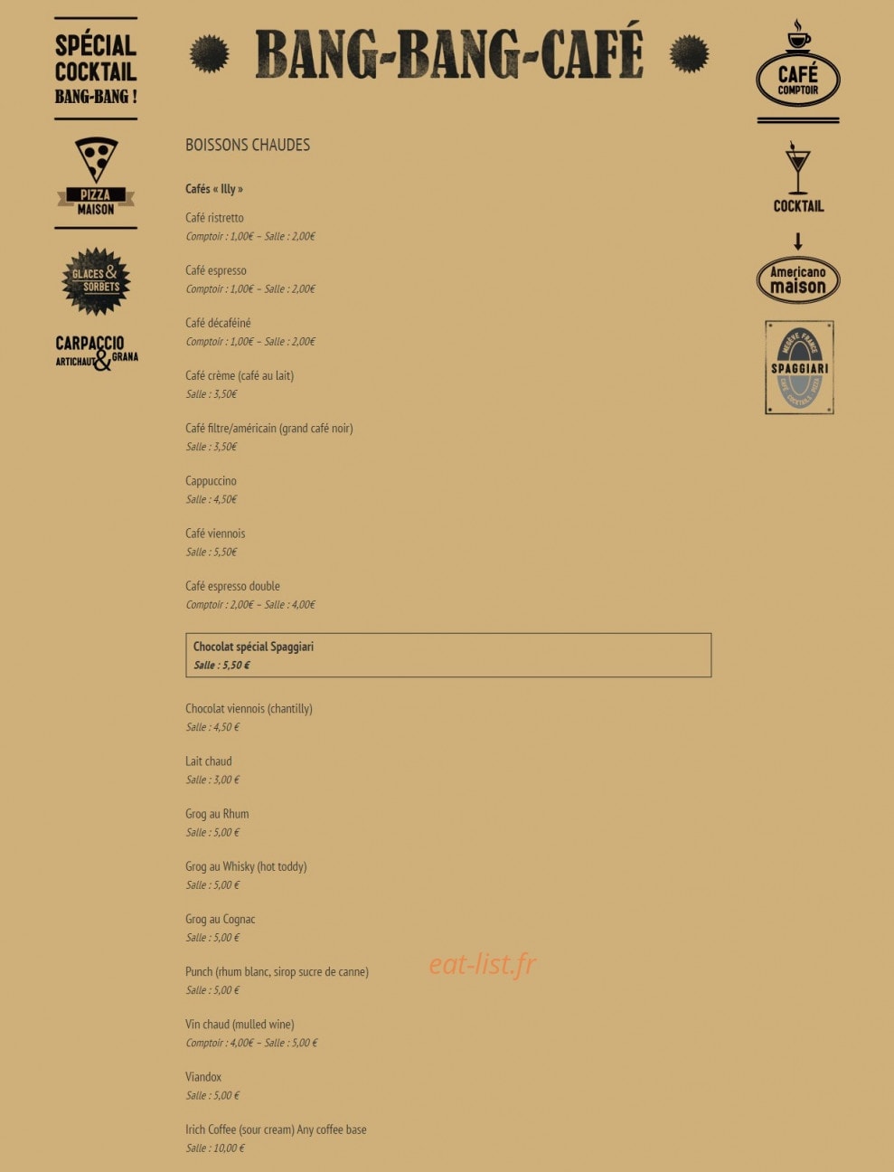 Spaggiari — carte page 1
