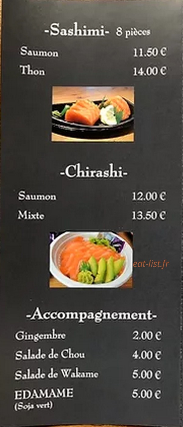Chez Sachi — carte page 5