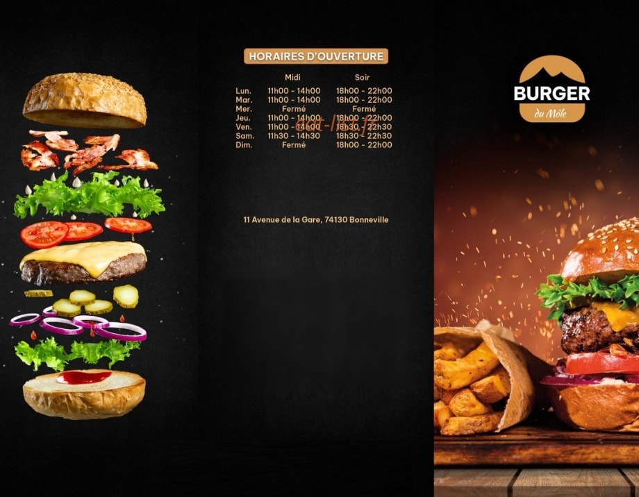 Burger du Môle — carte page 1