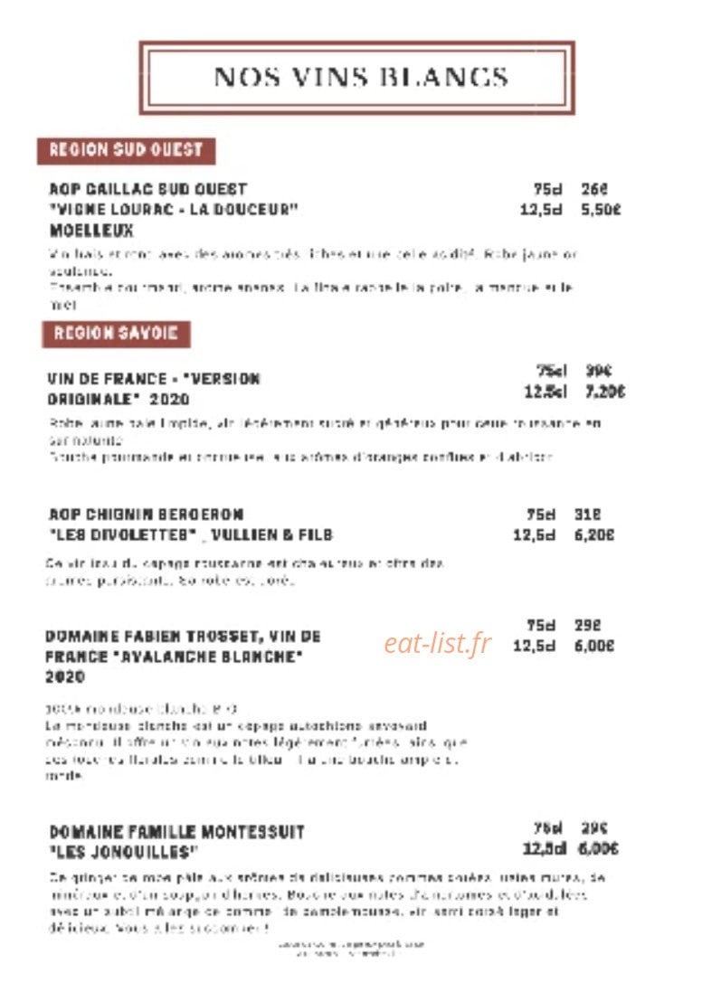 La Tablenvie — carte page 6