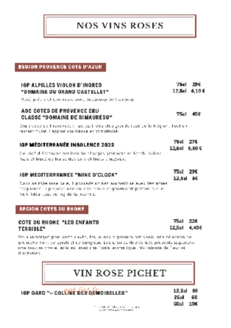 La Tablenvie — carte page 8
