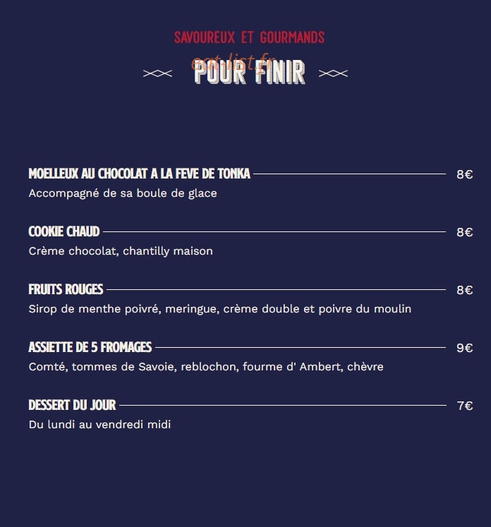 Les 2 Coqs — carte page 4