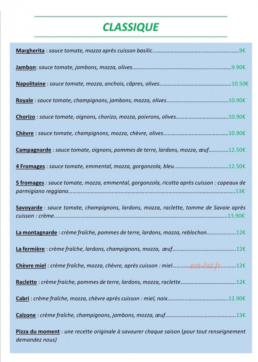 Saveur Sans Frontière — carte page 3