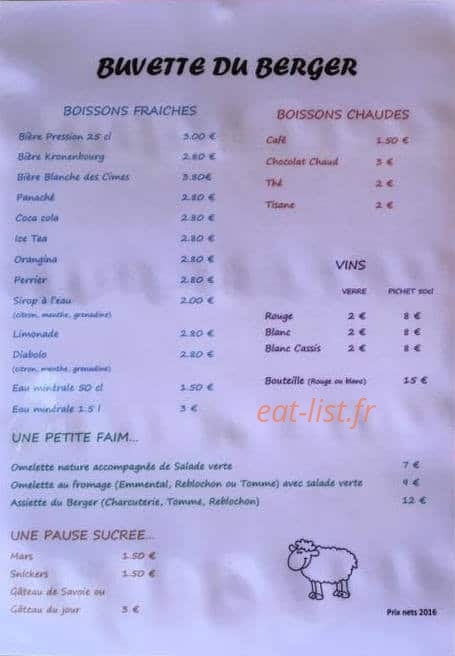 Le Refuge de Lessy — carte page 2