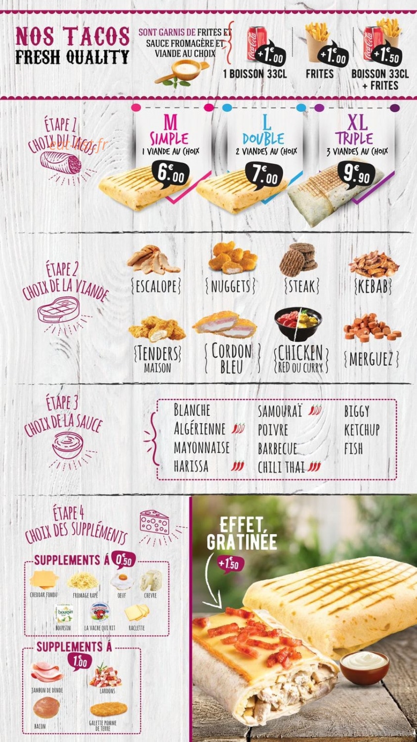 Bro’s tacos & burger — carte page 4
