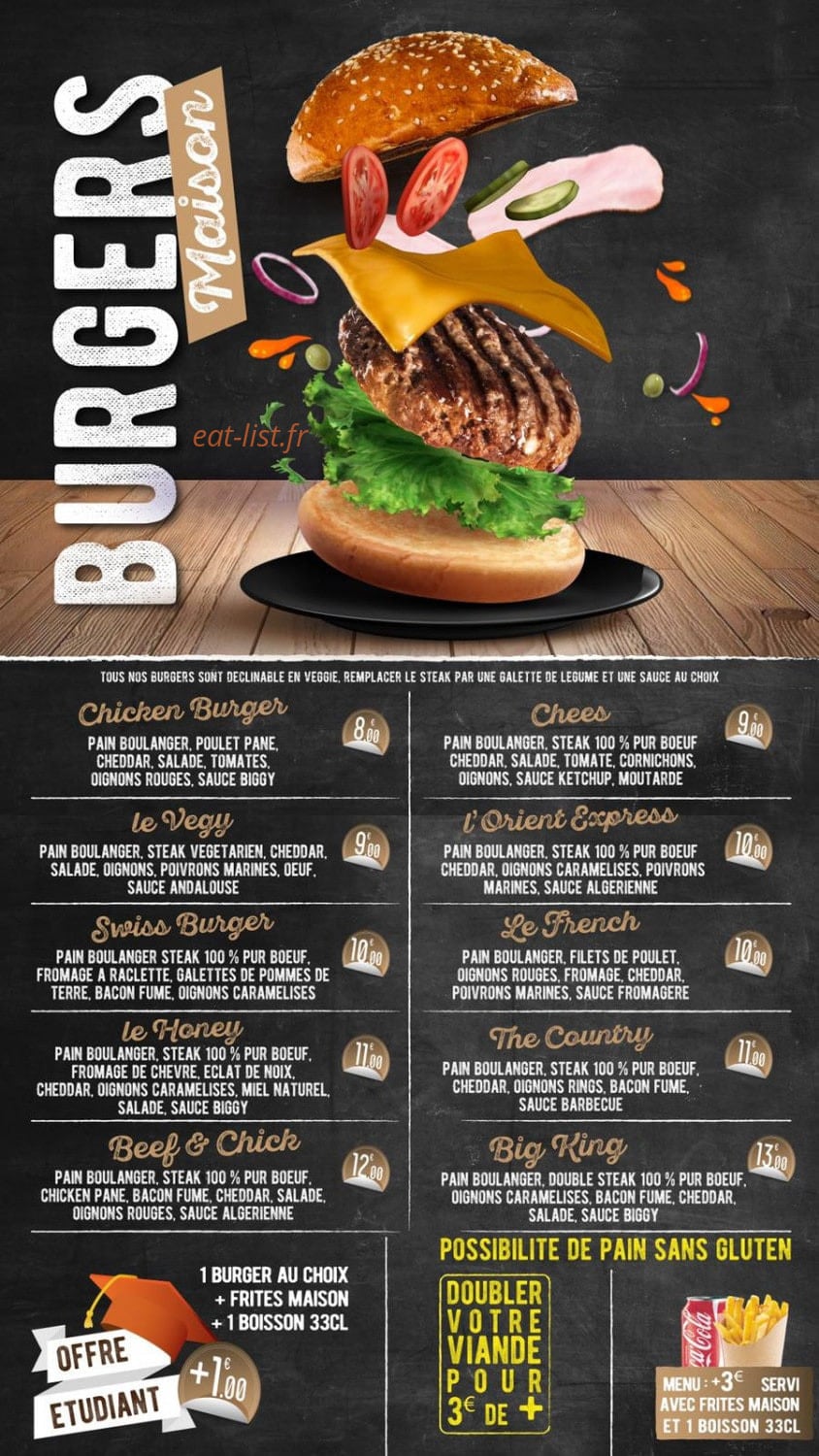 Bro’s tacos & burger — carte page 2