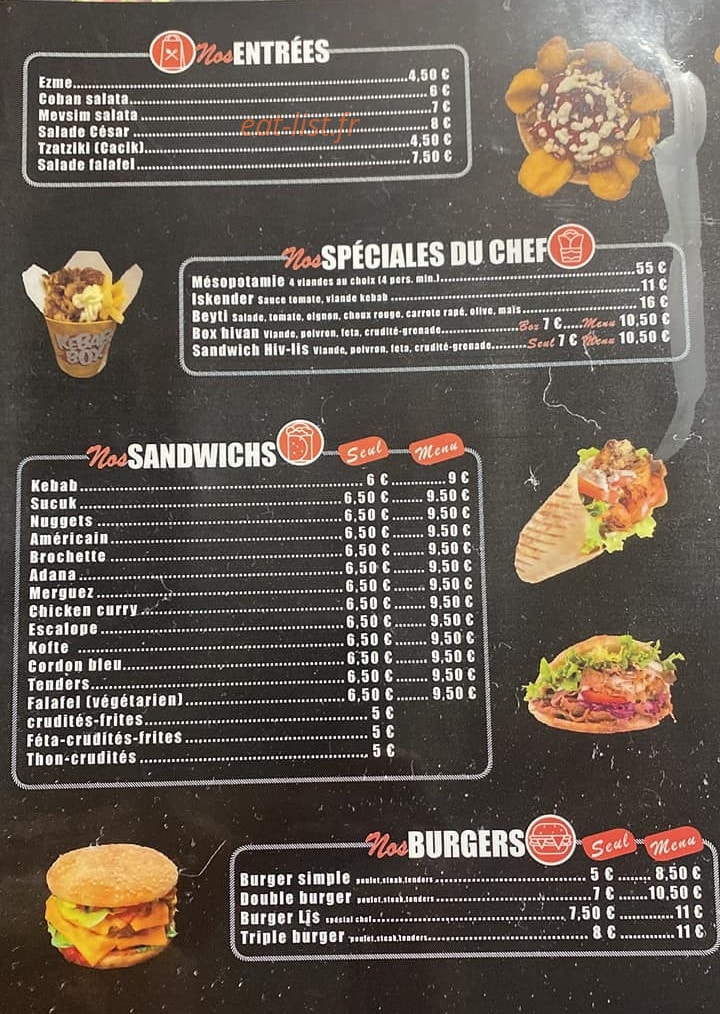 Hivan kebab — carte page 2