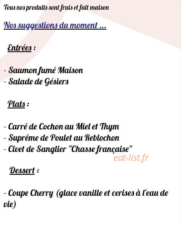 L'âne Rouge — carte page 2