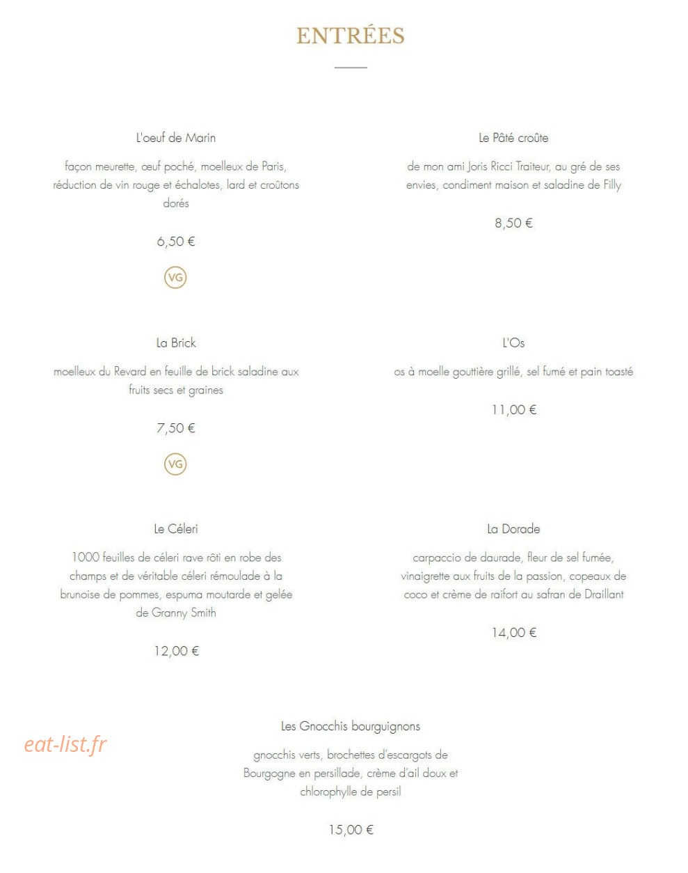 Le Sarde — carte page 1