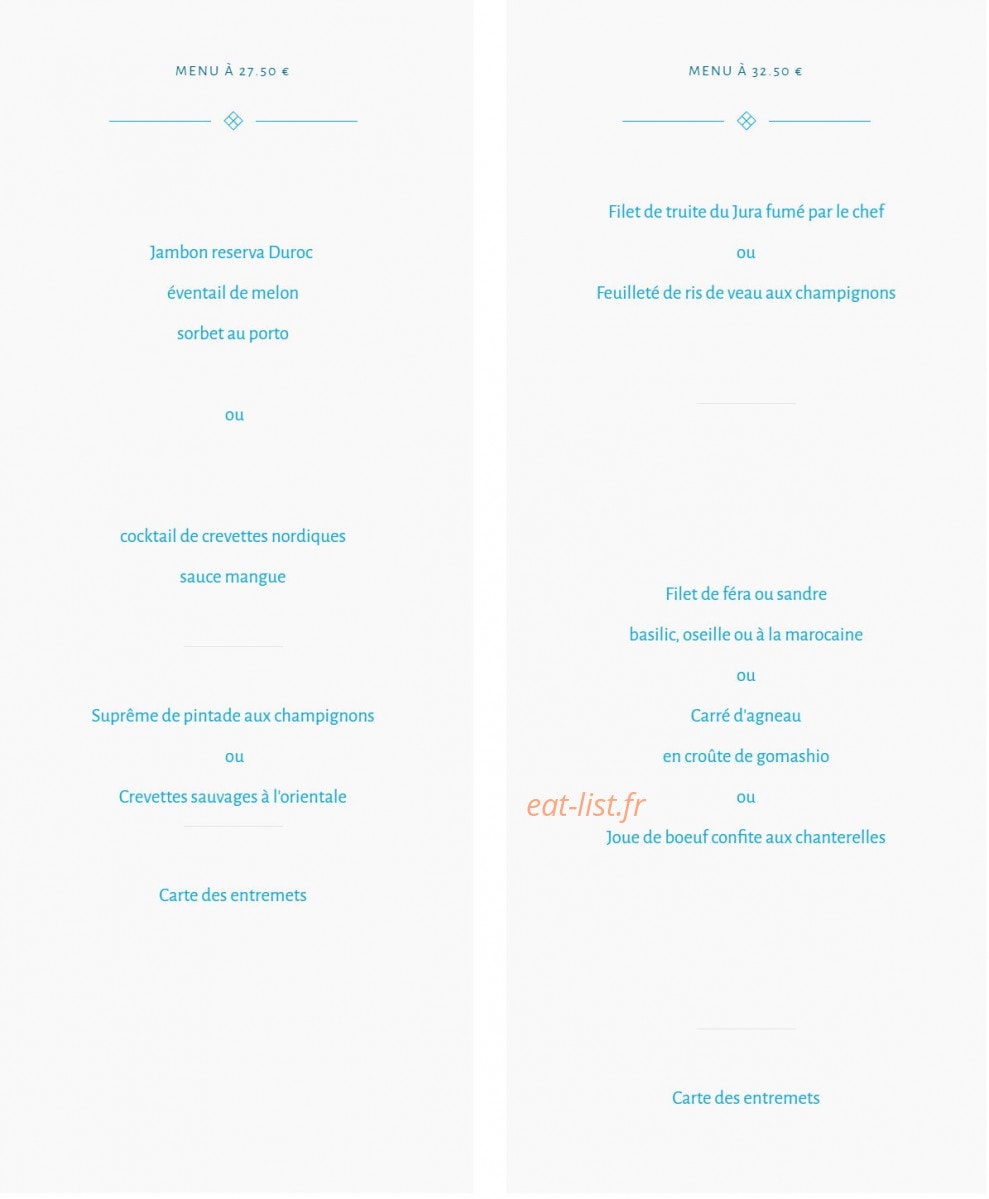 Hotel de la plage — carte page 1