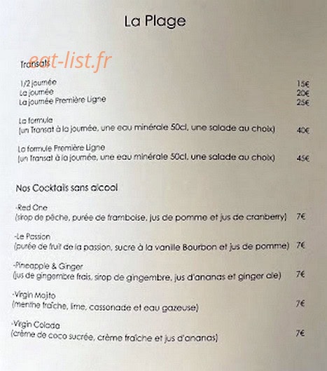 Les Sables — carte page 1