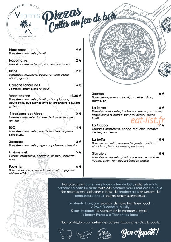 Vedetts Beach Club — carte page 3