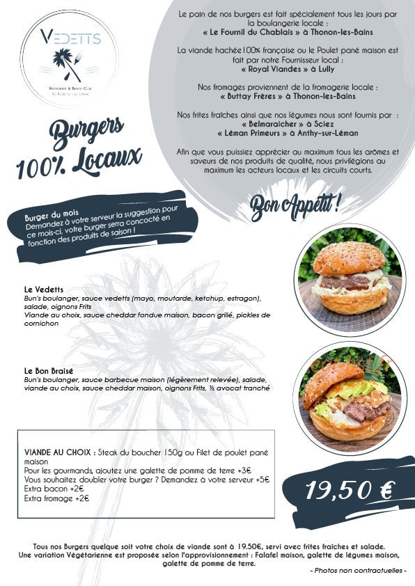 Vedetts Beach Club — carte page 4