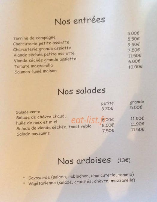 Café du Chemin de Fer — carte page 3