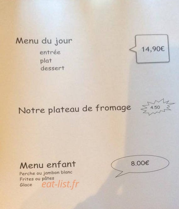 Café du Chemin de Fer — carte page 1