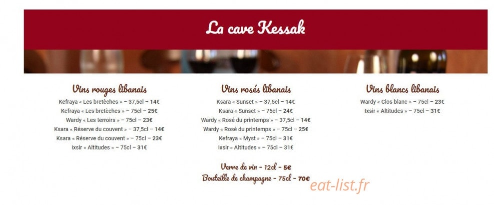 Kessak — carte page 12