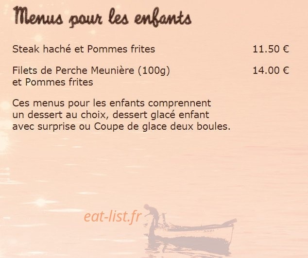 Les Pêcheurs — carte page 5