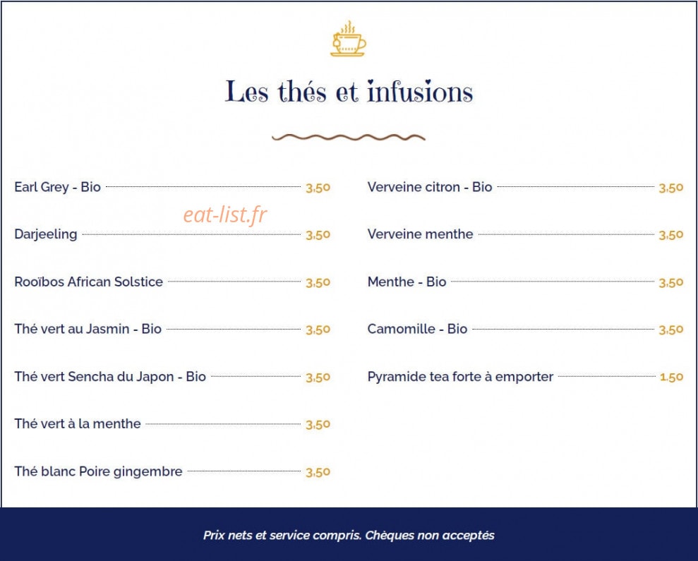 Bar Restaurant des Pêcheurs — carte page 9